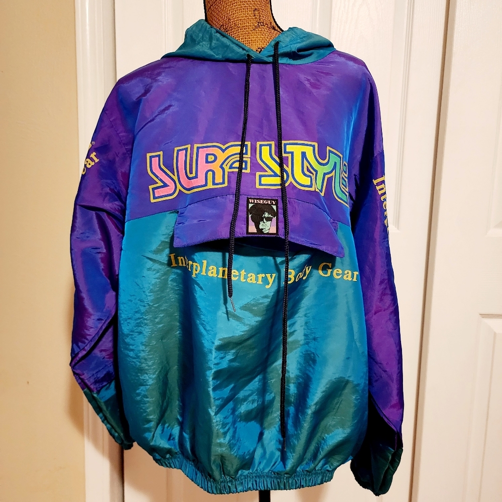 Surf Style Men's Multicolor Windbreaker